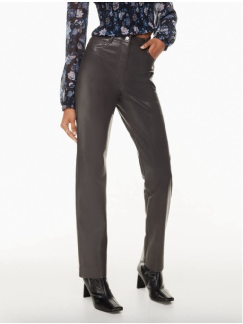 ARITZIA Wilfred The Melina Pant in Peppercorn Gray, Size 6